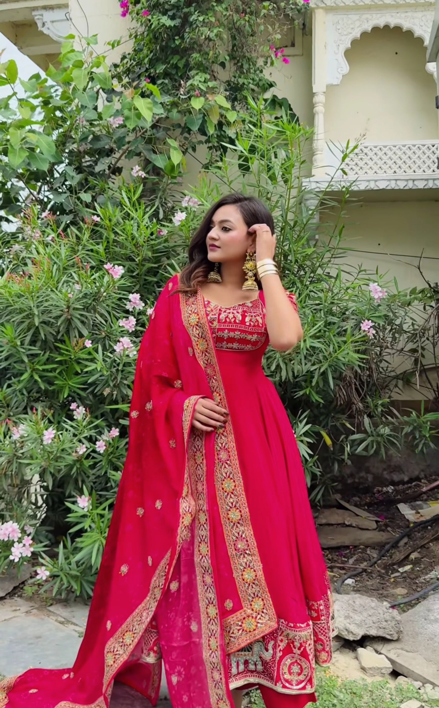 Presenting Anarkali Gown Perfect For Wedding & Festive Wear