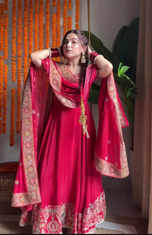 Presenting Anarkali Gown Perfect For Wedding & Festive Wear