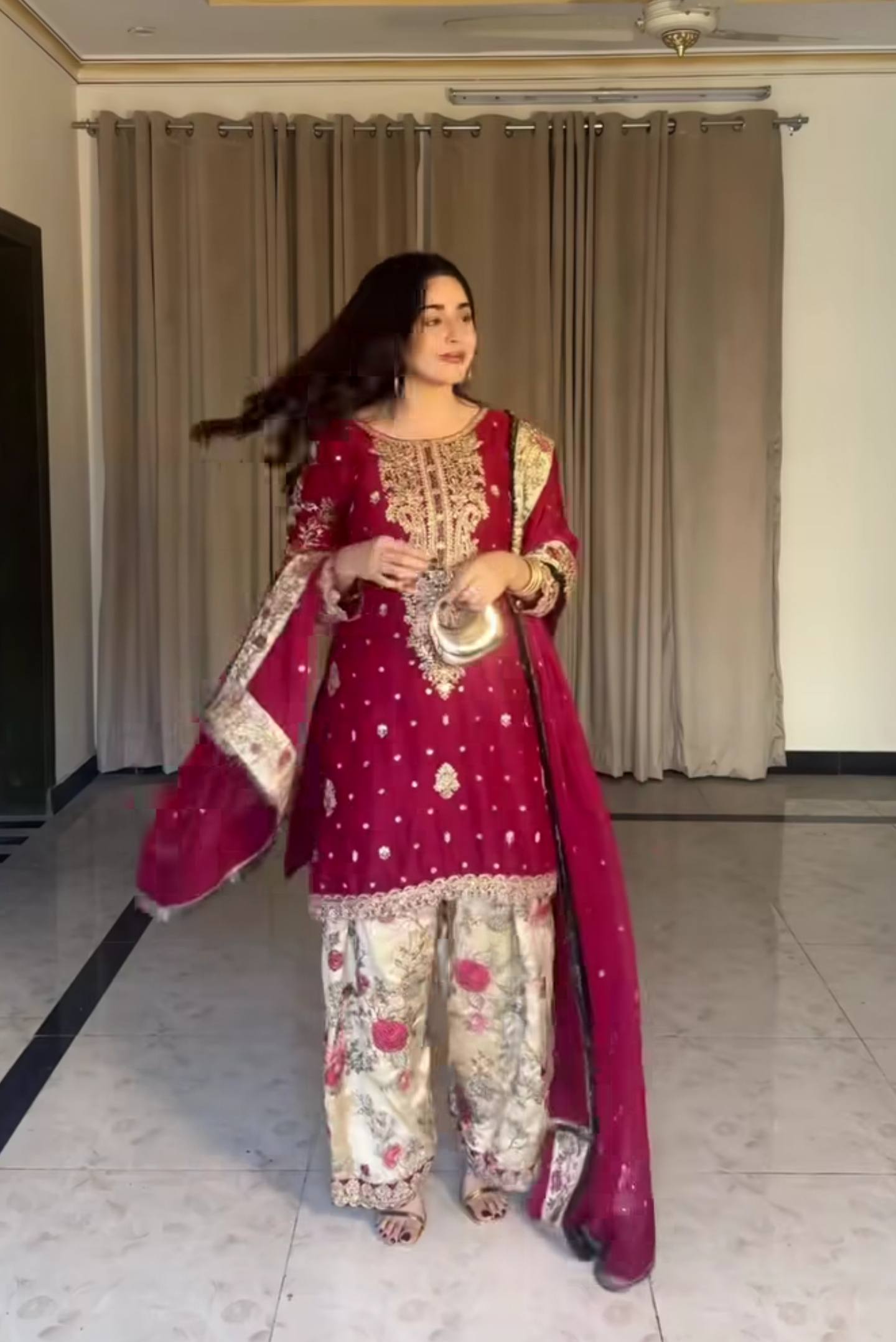 Designer Faux Georgette Patiala Suit with Heavy Sequence Embroidery – Festive Special 28 Reviews