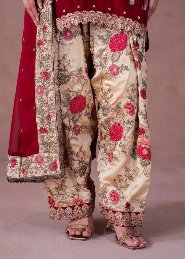 Designer Faux Georgette Patiala Suit with Heavy Sequence Embroidery – Festive Special 28 Reviews