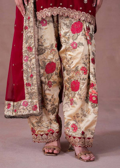 Designer Faux Georgette Patiala Suit with Heavy Sequence Embroidery – Festive Special 28 Reviews