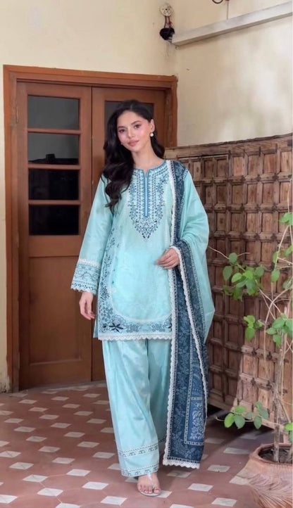 Đěsigner Party Wear Look Pur Satin Rayon Top & Farshi Palazzo With Dupatta se