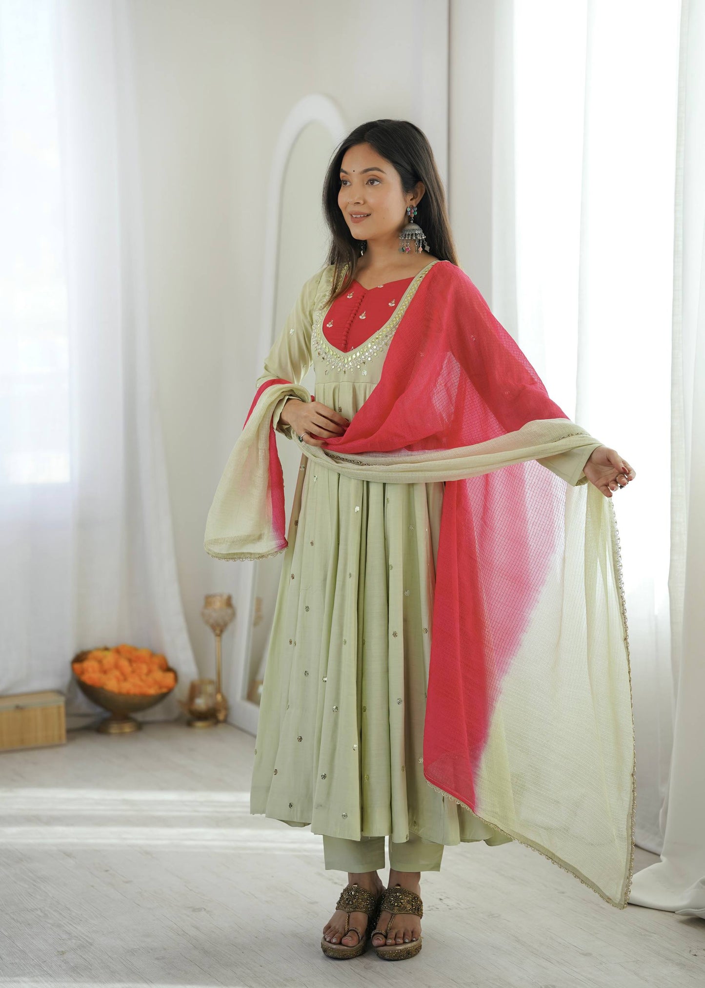 Designer Embroidered Anarkali Set | Wedding, Reception & Festival Look