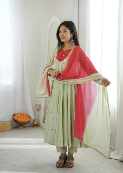 Designer Embroidered Anarkali Set | Wedding, Reception & Festival Look