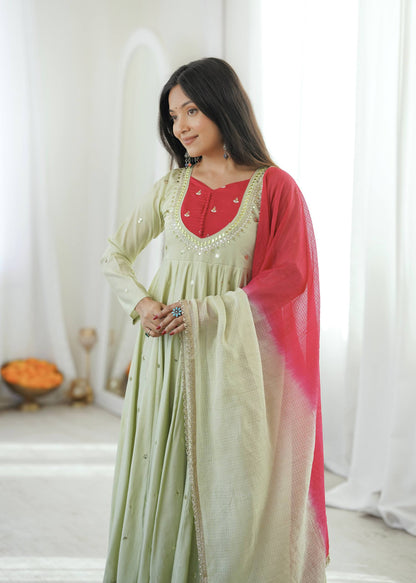 Designer Embroidered Anarkali Set | Wedding, Reception & Festival Look
