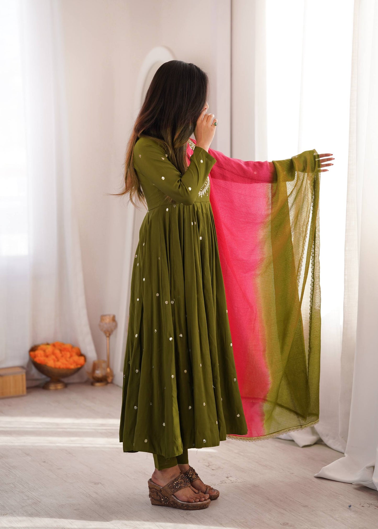 Designer Embroidered Anarkali Set | Wedding, Reception & Festival Look