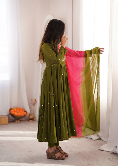 Designer Embroidered Anarkali Set | Wedding, Reception & Festival Look