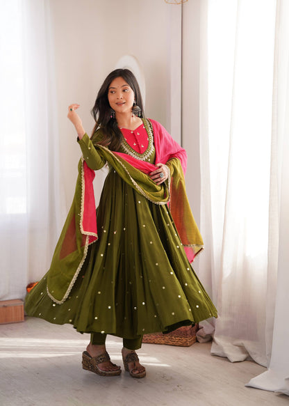 Designer Embroidered Anarkali Set | Wedding, Reception & Festival Look