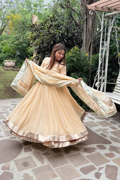 Glamorous Ethnic Embroidered Anarkali Suit for Festive Wear