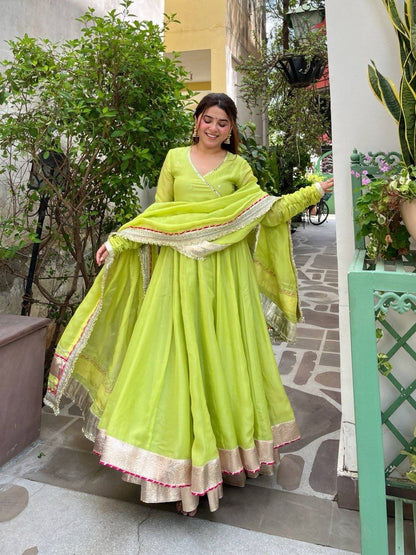 Glamorous Ethnic Embroidered Anarkali Suit for Festive Wear