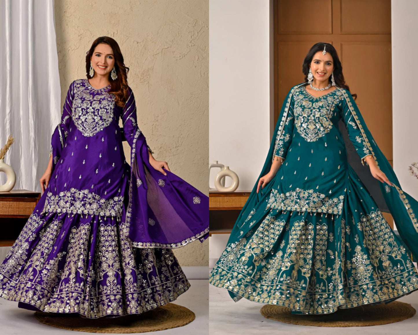 Royal Embroidered Anarkali Dress with Dupatta | Women’s Traditional Ethnic Wear