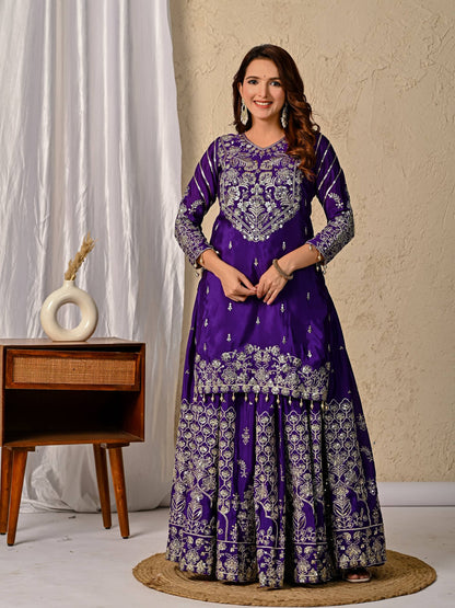 Royal Embroidered Anarkali Dress with Dupatta | Women’s Traditional Ethnic Wear